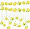 22-Piece Lemon Party Decorations Set | 2 Banners & 20 Hanging Lemon Swirls for Citrus Lemonade Summer Theme Birthday, Baby Shower & Photo Props